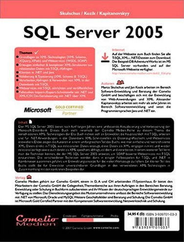 MS SQL Server 2005 - XML und SOAP Webservices - Back