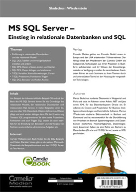 MS SQL Server - SQL und relationale Datenbanken - Back