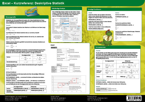 MS Excel - Deskriptive Statistik - Back