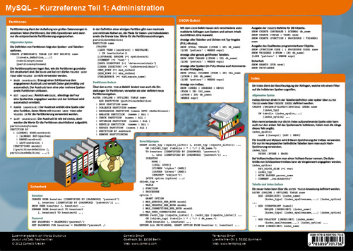 MySQL - Administration - Back